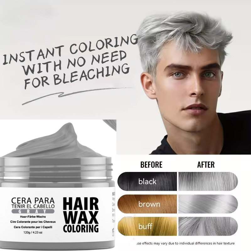 Pomade Hair Clay - Erkekler saç pomatı balmumu 48 saat
