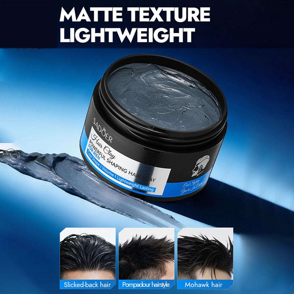 Pomade Hair Clay - Erkekler İçin Saç Şekillendirici Kil, Güçlü