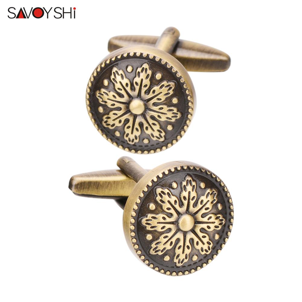 Men'S Grooming Brands - SAVOYSHI Vintage Bronz Desen Gömlek Kol