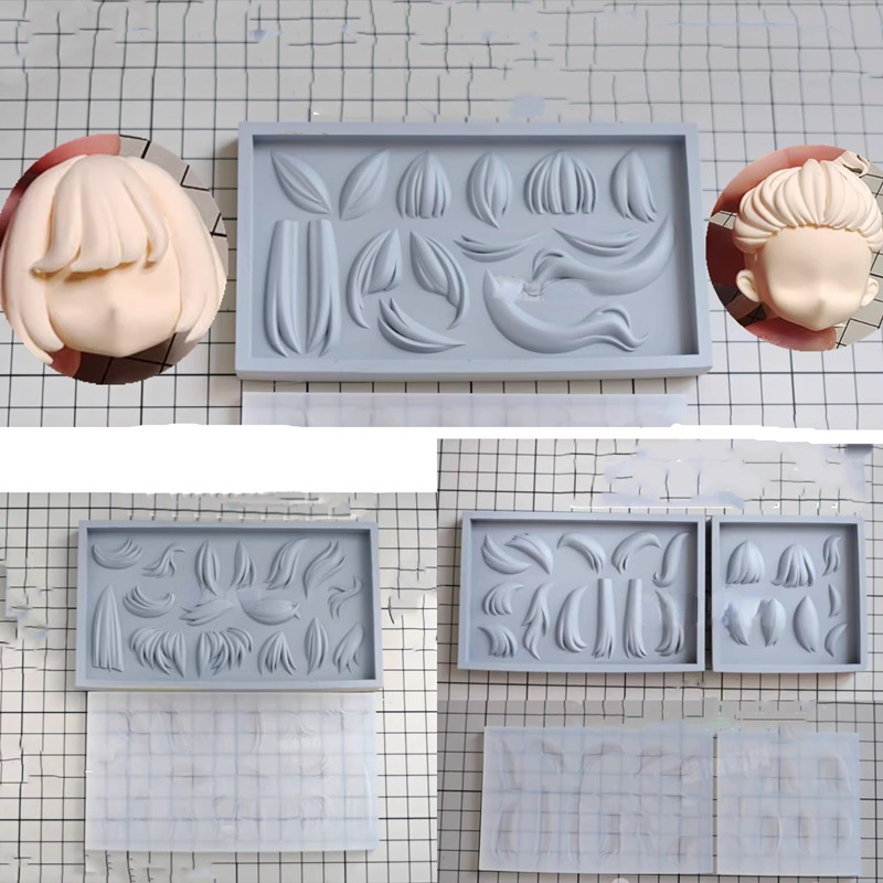 Pomade Hair Clay - Saç silikon kalıp 3.5cm yüz dekorasyon