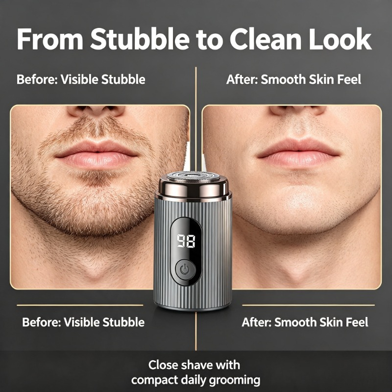 2026 Mini Elektrikli Tıraş Mak - Mens Grooming Travel Kit incelemesi ve fiyatı