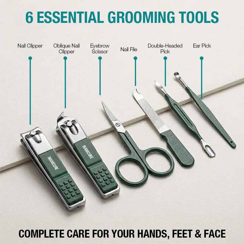 6-IN-1 Taşınabilir Tırnak Maka - Mens Grooming Travel Kit incelemesi ve fiyatı