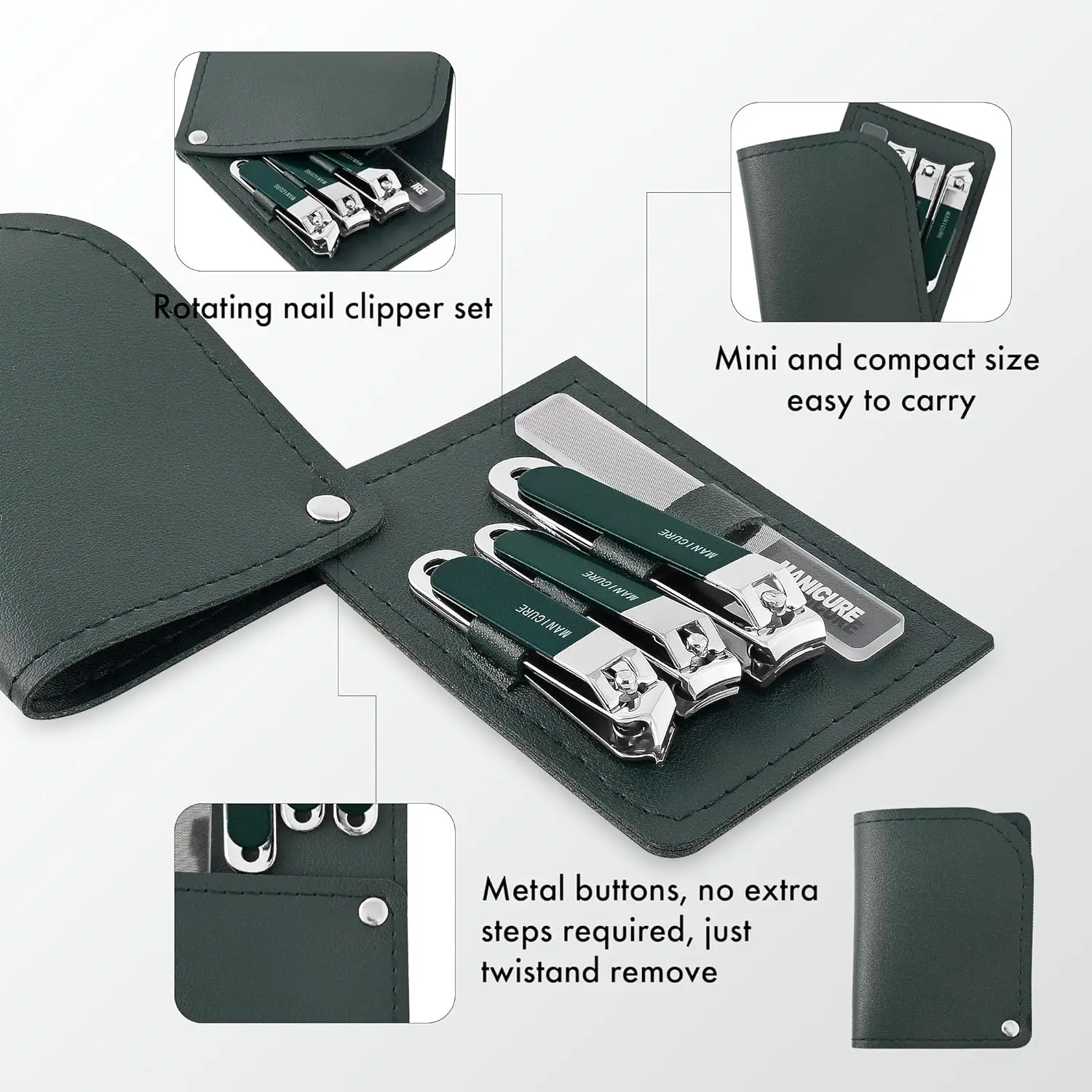 4 Adet Erkek/Kadın Manikür Sey - Mens Grooming Travel Kit incelemesi ve fiyatı