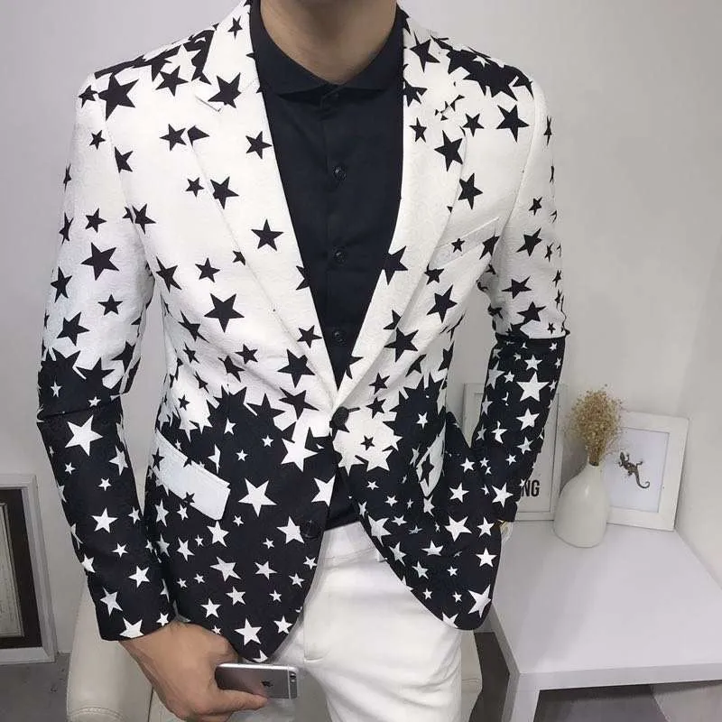 Yıldız Baskılı Slim Fit Blazer - Men'S Grooming Brands incelemesi ve fiyatı
