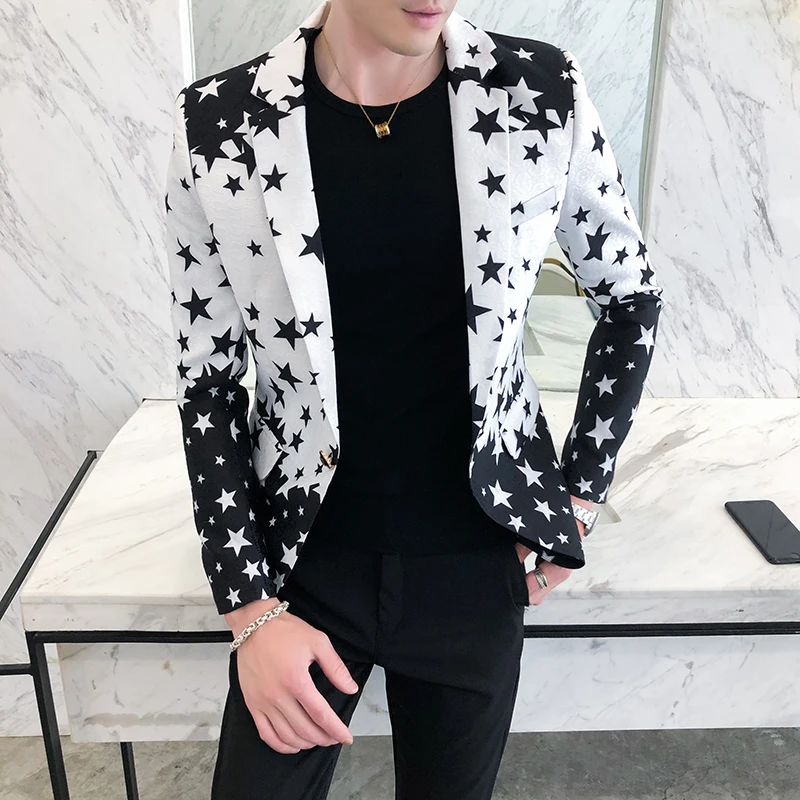 Yıldız Baskılı Slim Fit Blazer - Men'S Grooming Brands incelemesi ve fiyatı