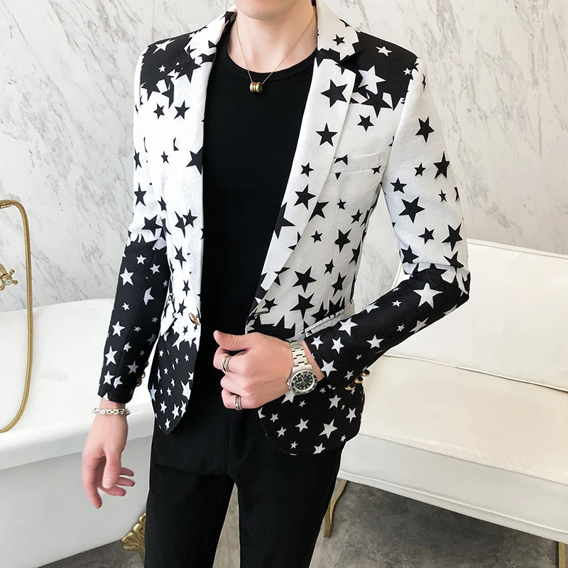 Yıldız Baskılı Slim Fit Blazer - Men'S Grooming Brands incelemesi ve fiyatı