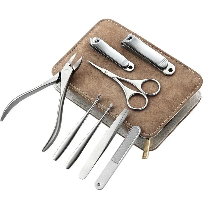 8/12 adet Profesyonel Manikür  - Mens Grooming Travel Kit incelemesi ve fiyatı