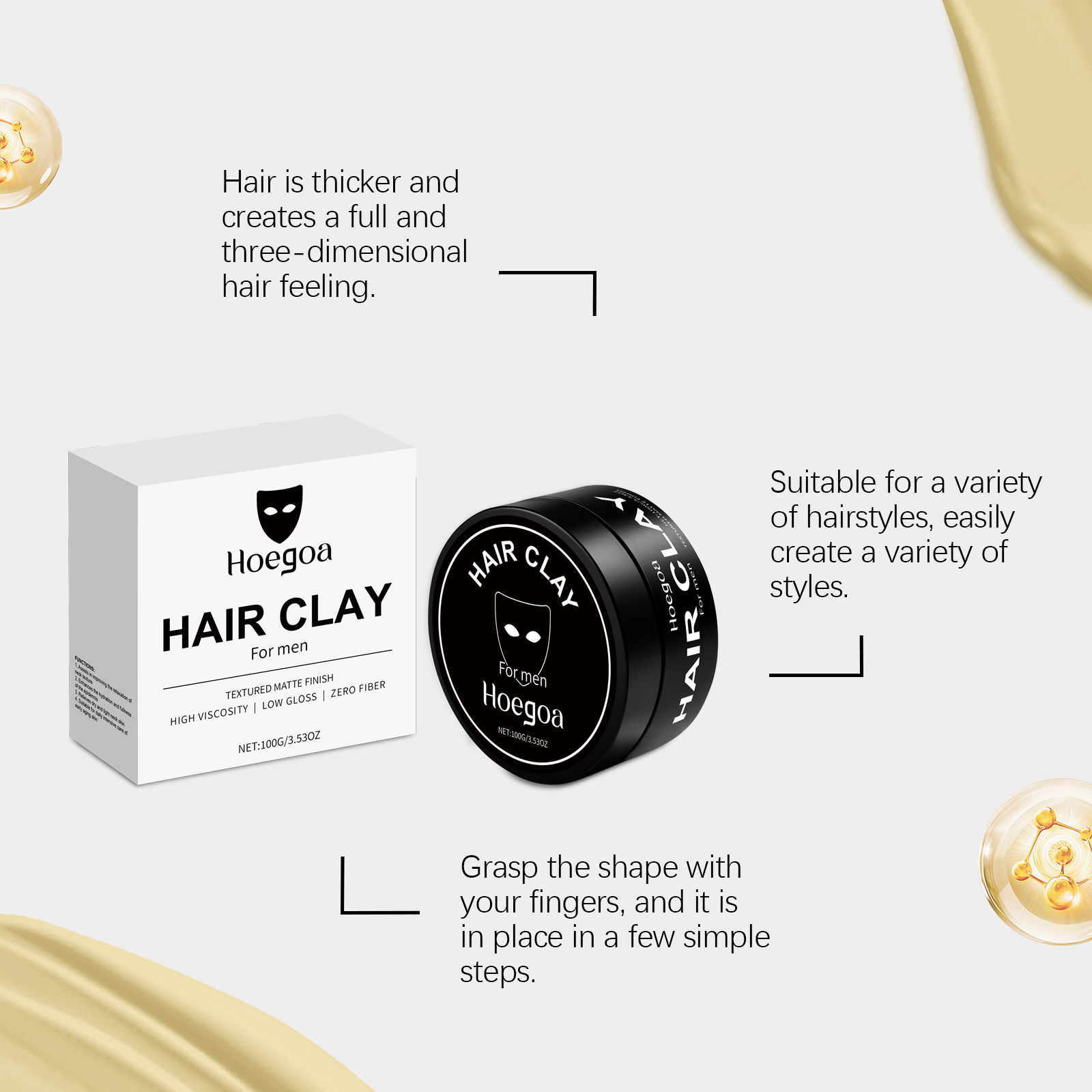 Erkek Saç Şekillendirici Kili  - Pomade Hair Clay incelemesi ve fiyatı